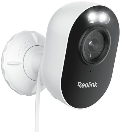REOLINK Wireless Outdoor Security Camera Lumus 2K, Upgraded 4MP Spotlight Color Night Vision, 2.4/5GHz Dual-Band WiFi Plug in Camera, Smart Person/Vehicle/Animal Detection, Two-Way Talk, Local Storage
