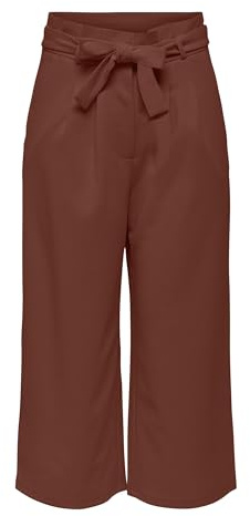 JDY Tanja Culotte Pant JRS Noos, Cherry Mahogany., L