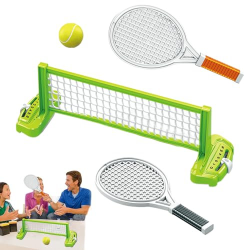 Mini set da pong – Set compatto con 2 racchette e 1 palla | Attrezzatura sportiva portatile genitore-figlio gioco per giardino interno