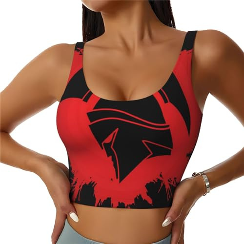 Spartan Warrior Débardeur de sport pour femme avec casque de yoga