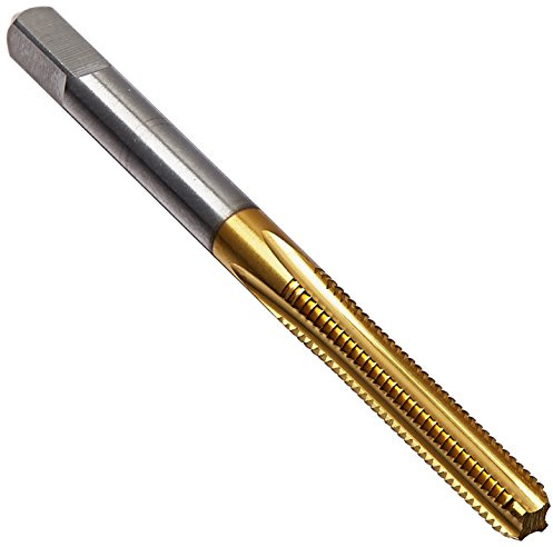 Kodiak Cutting Tools KCT243607 USA Made Bottom Tap, D4 Limit, TIN Coated, 4 Flute, Ground Threads, High Speed Steel, M4 x 0.7 Size