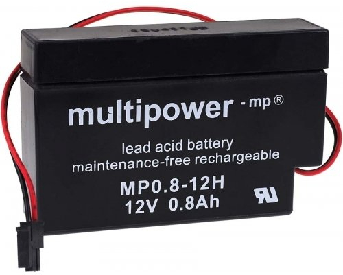 akku-net Bleiakku (multipower) für Solar Rolladen Heim & Haus, 12V, Lead-Acid