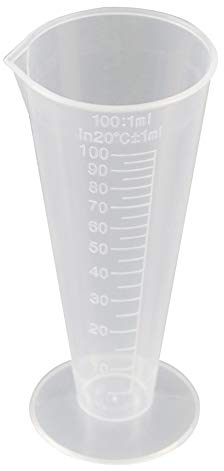 U-K Misurino di Plastica, 100 ml, 1 Pezzo, Nizza e Attractive