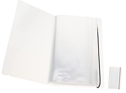 Vaguelly Ticket-sammelalbum Aus Hochwertigem Kunststoff Loseblatt-kartenalbum Für Flugtickets Und Postkarten Praktisches Aufbewahrungsalbum Für Fotos Und Karten Transparentes Design Für Ein