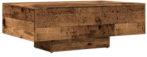 vidaXL Coffee Table, Centre End Table for Living Room, Accent Console Sofa Table for Decorative, Modern Style, Old Wood Engineered Wood