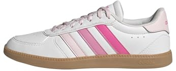 Adidas Femme BREAKNET Sleek Shoes, FTWR White/Clear Pink/Bliss Pink, 39 1/3 EU