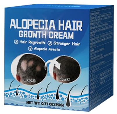 Crema per la crescita dei capelli - Trattamento di ricrescita da 20 g | Reattiva l'applicazione di precisione dei follicoli ridotti | Crema nutriente per perdita anti-capelli efficace | Cura organica