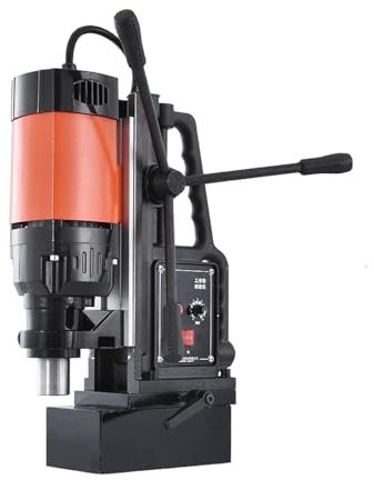 PR-8028RE Regolazione della velocità Avanti Indietro Trapano magnetico Trapano magnetico multifunzionale 1680W 0-350r/min Trapano a colonna magnetico elettrico portatile Per uso fai da te