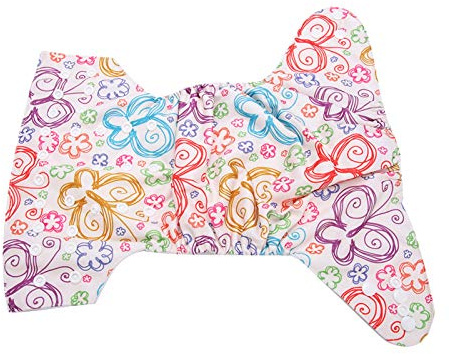TOPINCN Pañal de Natación para bebé, Suave, Ajustable, Reutilizable, Diseño a Presión en la Cadera, Pañuelo PUL, Bucle de Gancho, Lavable, para Playa, Piscina, Talla única (BL001)