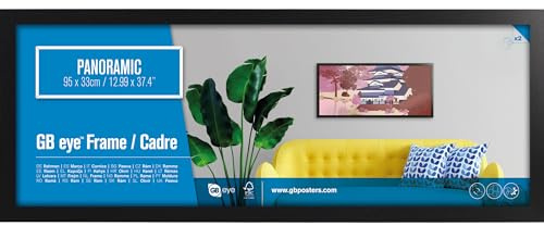 GB Eye Frame, Wood, Black, 33 x 95 cm