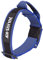 JULIUS-K9, 200HA-K-B-2015 Color & Gray series- K9-Halsband mit Haltegriff, Sicherheitsverschluss und Logo und Sicherheitsverschluss, 50 mm*49-70 cm, verstellbar, blau-grau