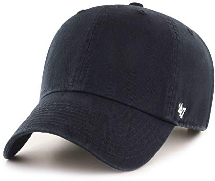 '47 Brand Clean Up Blank Dad Hat - One Size (Black)