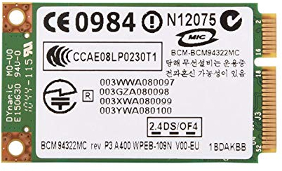 Richer-R Tarjeta de Banda Dual WiFi 2.4G + 5G para Laptop con Ranura Mini PCI-E,Adaptador de Red Inalámbrico para PC HP/Mac/DELL/ASUS/Hedy/TSINGHUATONGFANG,etc.