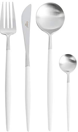 Cutipol Goa - Servizio di Posate, 24 Pezzi Argento/Bianco
