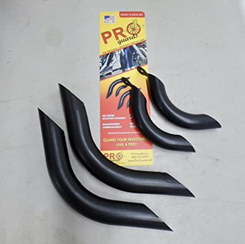 PRO Guards Crash Bar Protectors for Harley Davidson's Front & Rear Black Engine Guard Motorcycle