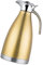 Cabilock Kaffeepadmaschine Glasflasche Wasserflasche Karaffe Vakuum Glaskolben für Tee Getränke Spender Krug Gelb 2L Thermische Durchlauferhitzer Eistee Glasspender