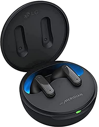 LG Electronics Tone Free FP9 CEUFLLK | True Wireless Bluetooth Kopfhörer | Aktive Geräuschunterdrückung | Plug & Wireless | Antibakterielle Funktion Schwarz
