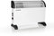 EASYmaxx Heizkonvektor 2000 W Elektro Heizung | mobilier Heizstrahler | energiesparendes Thermostat | Turbo-Heizung 3 Stufen Radiator schnelle Wärme + Überhitzungsschutz [Stahl | weiß/schwarz]