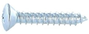 Vis tôle Tête fraisée bombée TFB Phillips de 2 4.2X16 Acier zingué blanc-1 piece