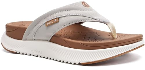 ONCAI Tongs orthopédiques pour femmes Sandales pour femmes avec soutien de la voûte plantaire Tongs d'été confortables pour femmes Taille 36-43