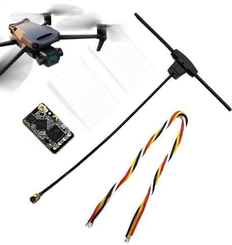 Drönarmottagare, Drönarmottagare Signalmottagare T-typ Antenn Låg latens | 915MHz för kvinnor män kolfiber FPV Racing Quadcopter