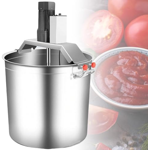 Automatisk Omrörningsgryta, Självomrörande Slow Cooker, 300 Kg Lastkapacitet, Avtagbart Handtag, Kompatibel med Flera Spishällar, Lämplig för Restauranger och Gårdar 40L