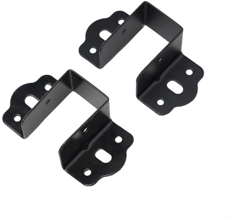 Stainless Steel U Shaped Connectors Supporting Centre Beam Integration Across Different Bed Frame Types (32mm)