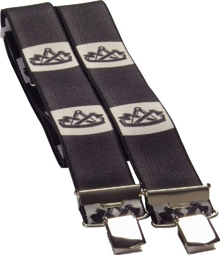 JOB 4-Clip Hosenträger ZIMMERER Zunftemblem 120 cm