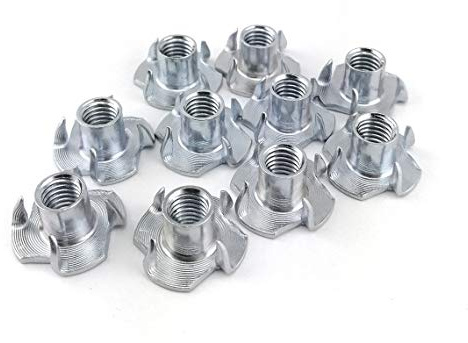 100 x T Dado Fondello a Ragno Dado a Griffe Dimensione M8 x 11