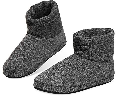 Dunlop Zapatillas Casa Hombre, Pantuflas Hombre Altas para Casa, Zapatillas Hombre Bota para Interior Exterior, Regalos para Hombres y Adolescentes Talla 41-46 (Gris, Numeric_43)