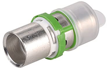 COMAP Raccord passerelle métallique à sertir multicouche vers mâle cuivre à souder pour tubes multicouche - Diamètre 16x2 - Cuivre 18 - Raccords MultiSkin - 7873W1615