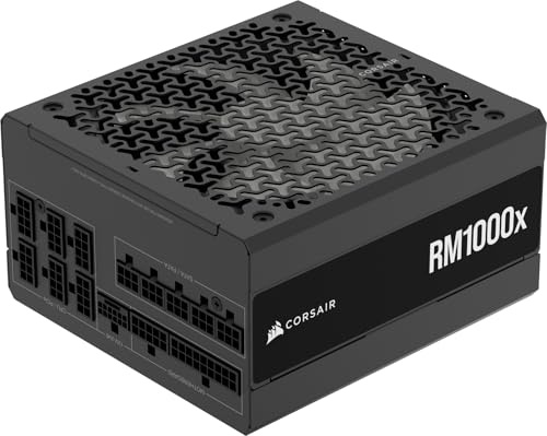 CORSAIR RM1000x ATX 3.1 PCIe 5.1 1000W Power Supply – Black