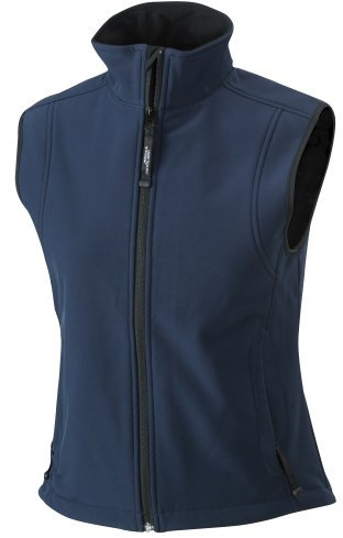 James & Nicholson Damen Jacke Softshellweste blau (navy) Large