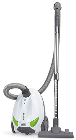 Flama Aspirateur avec sac 1670FL, 700 W, capacité de 1,5 l, filtre amovible et lavable, niveau de bruit de 79,5 dB, puissance d'aspiration de 180 W