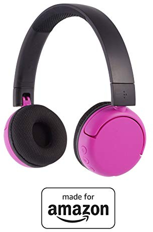 BuddyPhones PopTime, „Made for Amazon“, Pink (Altersklasse: 8-15 Jahre)