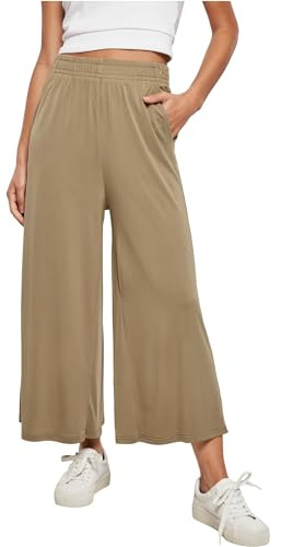 Urban Classics dam Byxor Damer modal culotte, kaki, 5XL