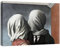 canvashop Quadro Magritte Cm 70X50 Gli Amanti Stampa Su Tela Canvas Quadri Moderni Soggiorno Arte