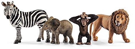 SCHLEICH 42387 WILD Life Starter-Set, ab 3 Jahren, WILD Life - Spielfigur, 10 x 15 x 20 cm