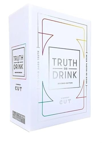 Studio Supernova - Truth or Drink - Partyspiel für Erwachsene von Sozialität und Offenbarungen, 4-12 Spieler, 18+, italienische Ausgabe