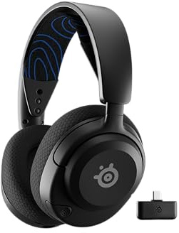 SteelSeries Arctis Nova 5P Multisystem Wireless Gaming Headset, Neodymium Magnetic Drivers, Over 100 Audio Presets, 60 HR Battery, 2.4 GHz or BT