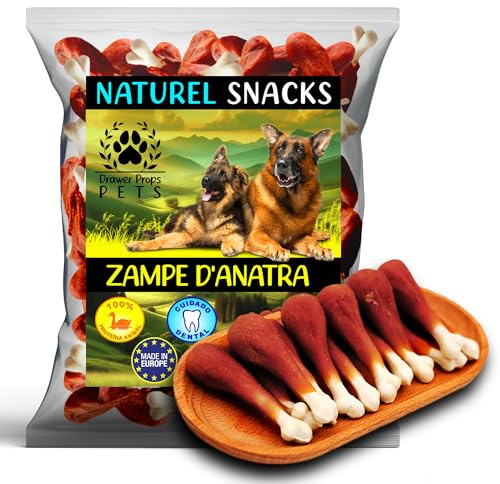 Friandises Naturelles pour Chiens – Pilons de Canard 500 g – Snacks Sains et Longue Durée