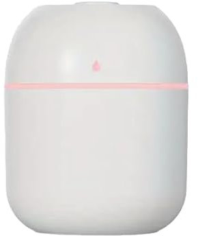 Generic Mini Essential Oil Diffuser - Aromatherapy Diffuser for Home, Bedroom - Portable, USB Powered, White, Plastic