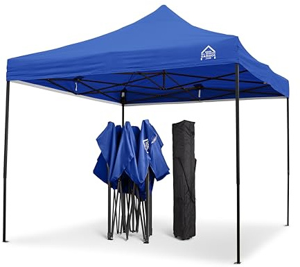 All Seasons Gazebos 3x3m Pop Up Gazebo – Heavy Duty Waterproof Outdoor Canopy with Bag & Weights