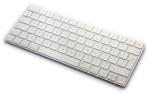 MiNGFi Protection Clavier Silicone pour Apple Magic Keyboard A1644 (2015-2016) EU/ISO - Transparent