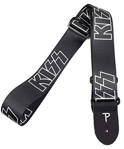 Perri's Leathers Ltd. - Gitarrengurt - Polyester - KISS - Einstellbar - Für Akustik-/Bass-/Elektro-Gitarren - Made in Canada (LPCP-8050)