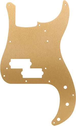 Fender 099-2020-000 10-Hole Mount 1-Ply Gold Anodized '57 Precision Bass Pickguard
