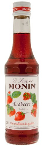 MONIN - Sirop de Fraise pour Vin, Cocktail, Limonade et Eau Plate - Arômes Naturels - 25cl