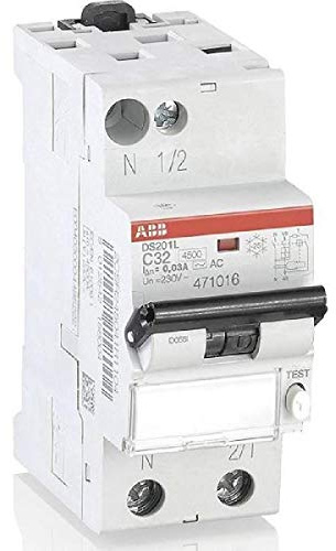 ABB 471016GSB Disjoncteur différentiel phase plus neutre 32 A