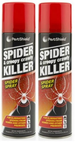 Spider & Creepy Crawly Insect Killer Spray No More Spider Home Pest Shield 200ml (PACK OF 2)