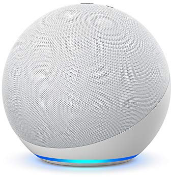 Certified Refurbished Echo (4th generation, 2020 release) | With premium sound, smart home hub and Alexa | Glacier White